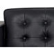 Donnie Coal Black Sofa